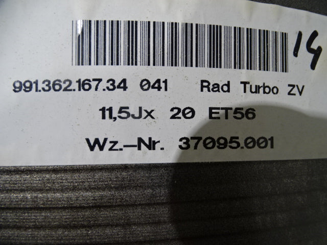 Porsche 991 Turbo centrallock wheel 99136216734 NEW € 1500