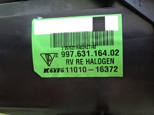 997 R Headlicht USED 99763116402 99763116404