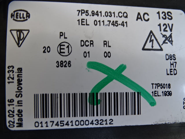 Porsche Cayenne 2014- Headlight Left 7P5941031CQ NEW