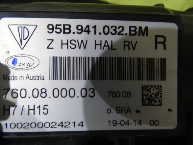 Porsche MACAN Right Headlight USED 95B941032BM