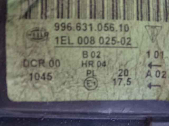 Porsche 996 Turbo/GT2 Right Headlight USED 99663105610  99663105612