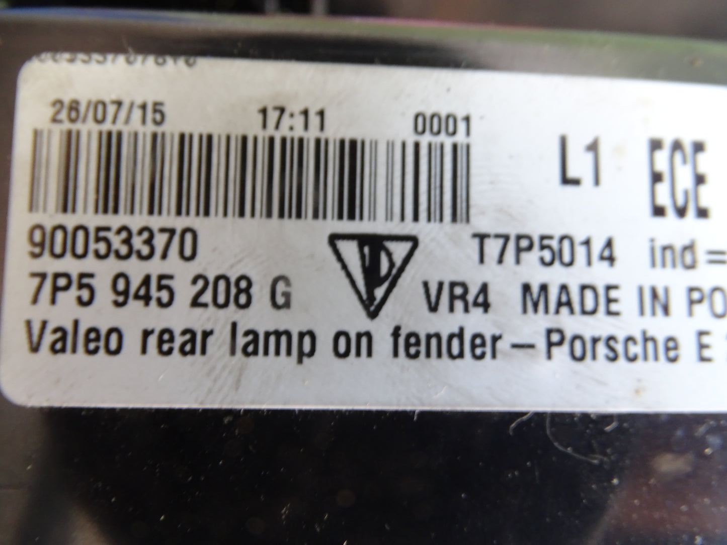 Porsche Cayenne 92A Right rear light 7P5945208G  7P5945208P  95863109601 958945096