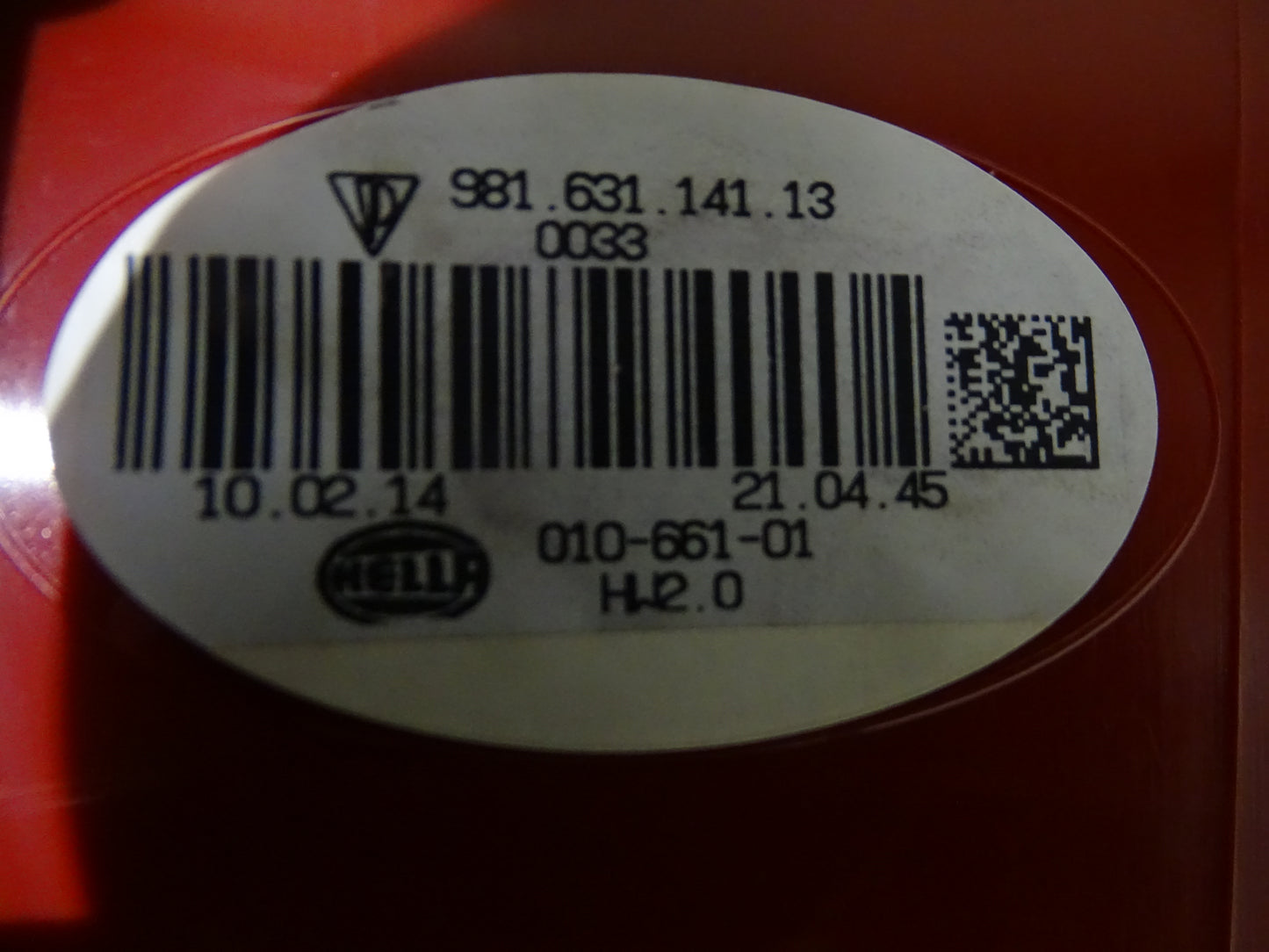 Porsche Cayman Left rear light 98163114113  98163114116   NEW