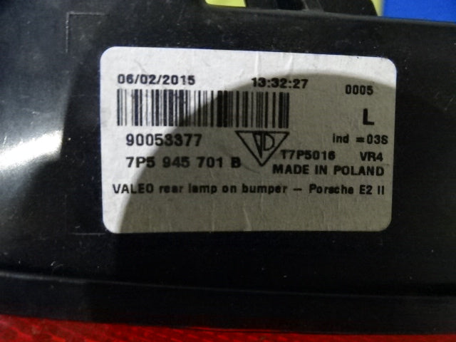 Porsche Cayenne 3 2018-Left rear light bumper 7P5945701B  USED