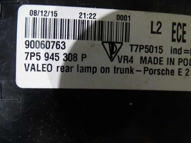 Porsche Cayenne Right rear Inner light black  7P5945308P  95863106610