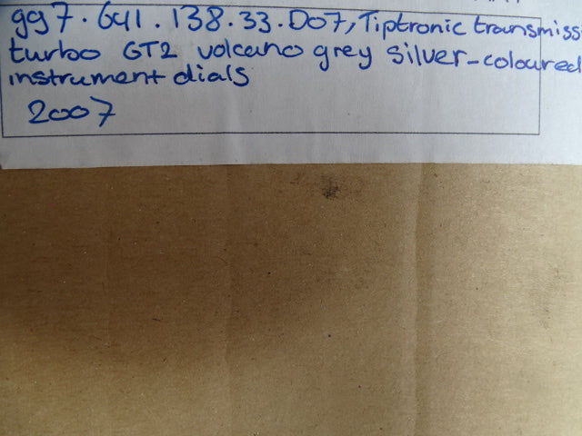 Porsche 997 Turbo combi instrument NEW 99764113833d07 99764113834d07  UK model