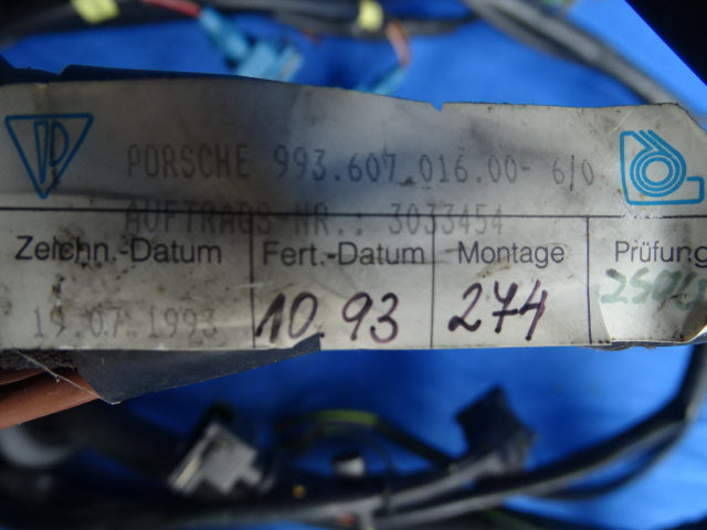 Porsche 993 Enginewire NEW 99360701600 99360701614 99360701615