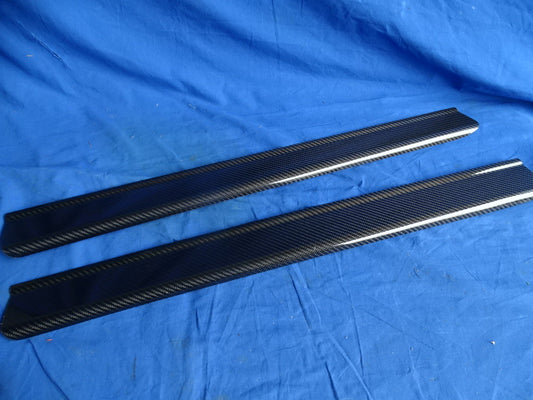 Porsche Carbonset Doorsill panel mouldings 99655198402  99655198403  NEW